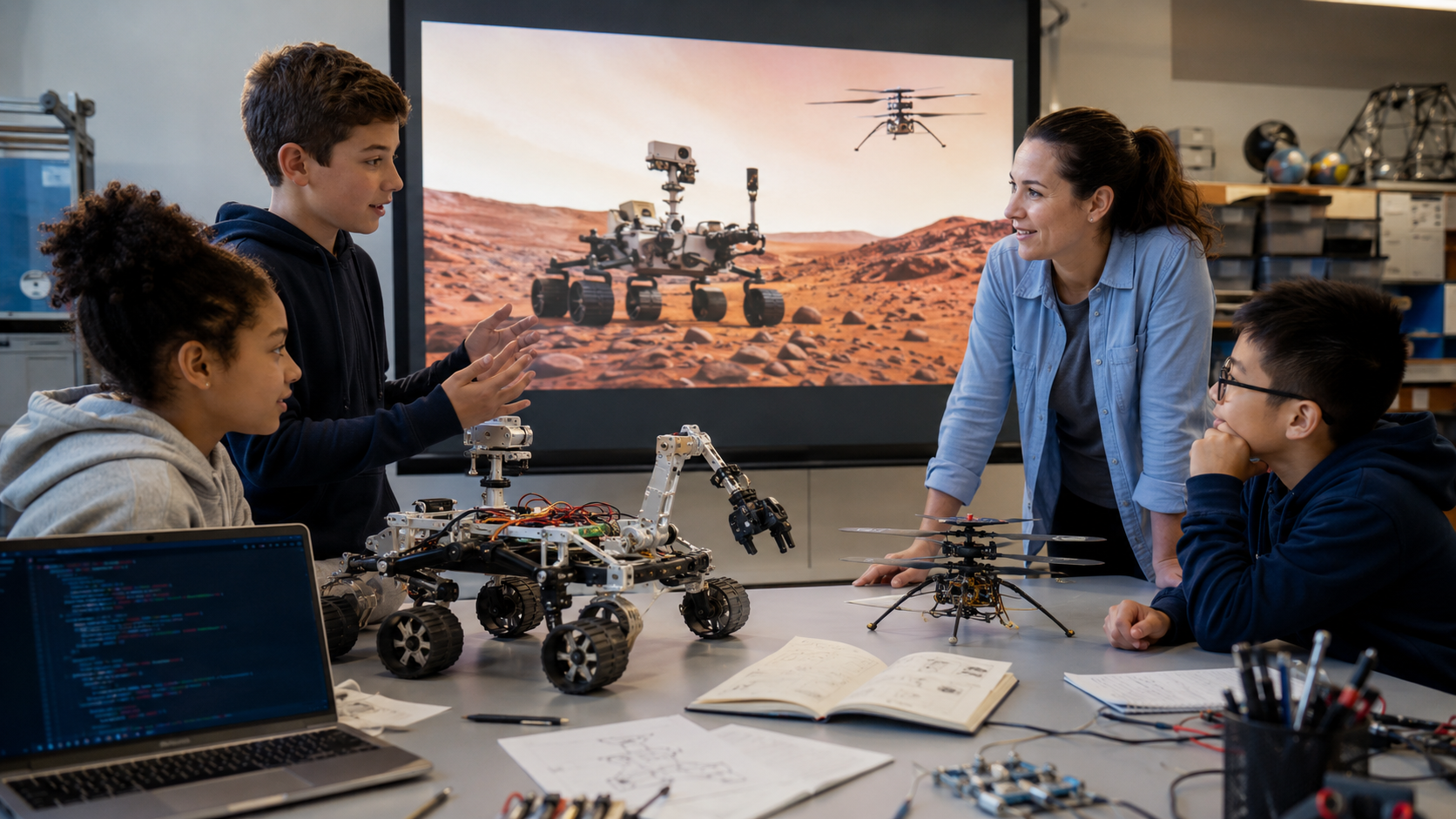 How Mars Rovers and Flying Robots Are Inspiring the Next Generation of Engineers?