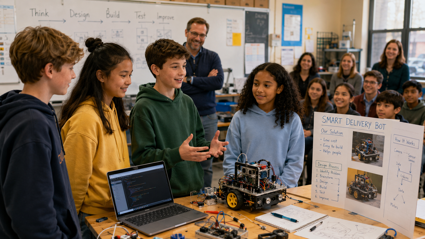 Taking a Robot From a Spark of an Idea All the Way to the Big Presentation